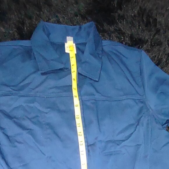 Blair Blue Stretch Jacket Size L - Picture 14 of 15